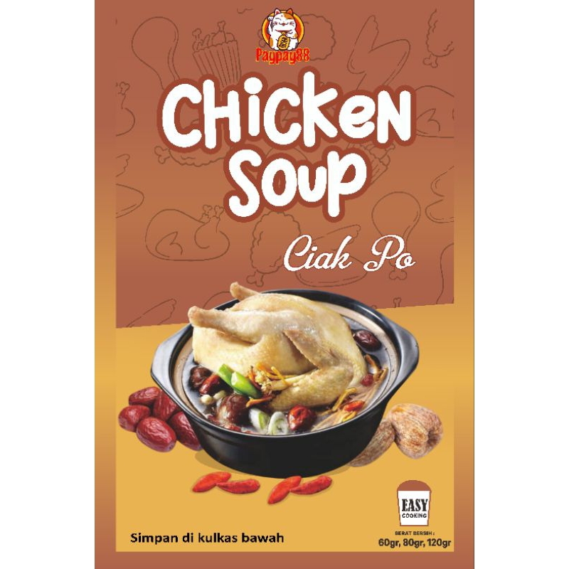 

CIAKPO CIAK PO MELAHIRKAN / TIM AYAM OBAT HERBAL / TIM KUE CIA PO / CHICKEN SOUP / SUP AYAM