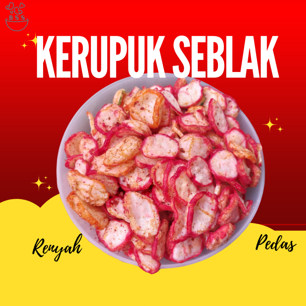 

Kerupuk seblak Renyah Pedas