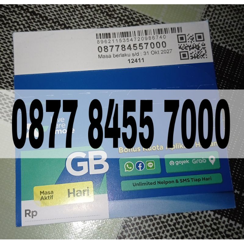 Nomor cantik kartu XL Superngobrol Ekor Triple 000 dan 999 Nomor cantik Kartu XL Ekor hoki 999 000