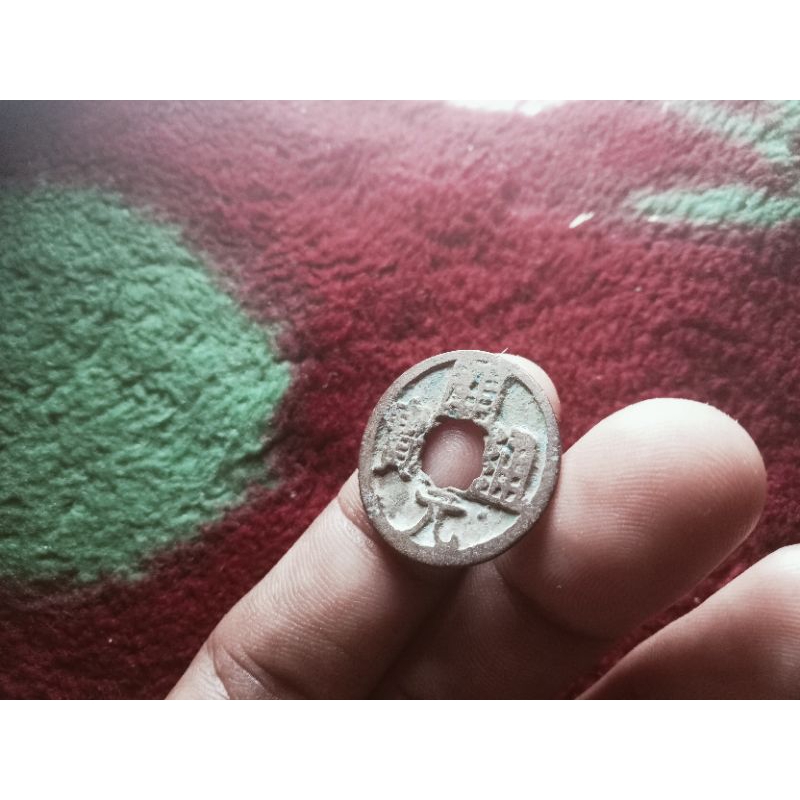 koin keberuntungan gobog kai yuan tongbao double eror