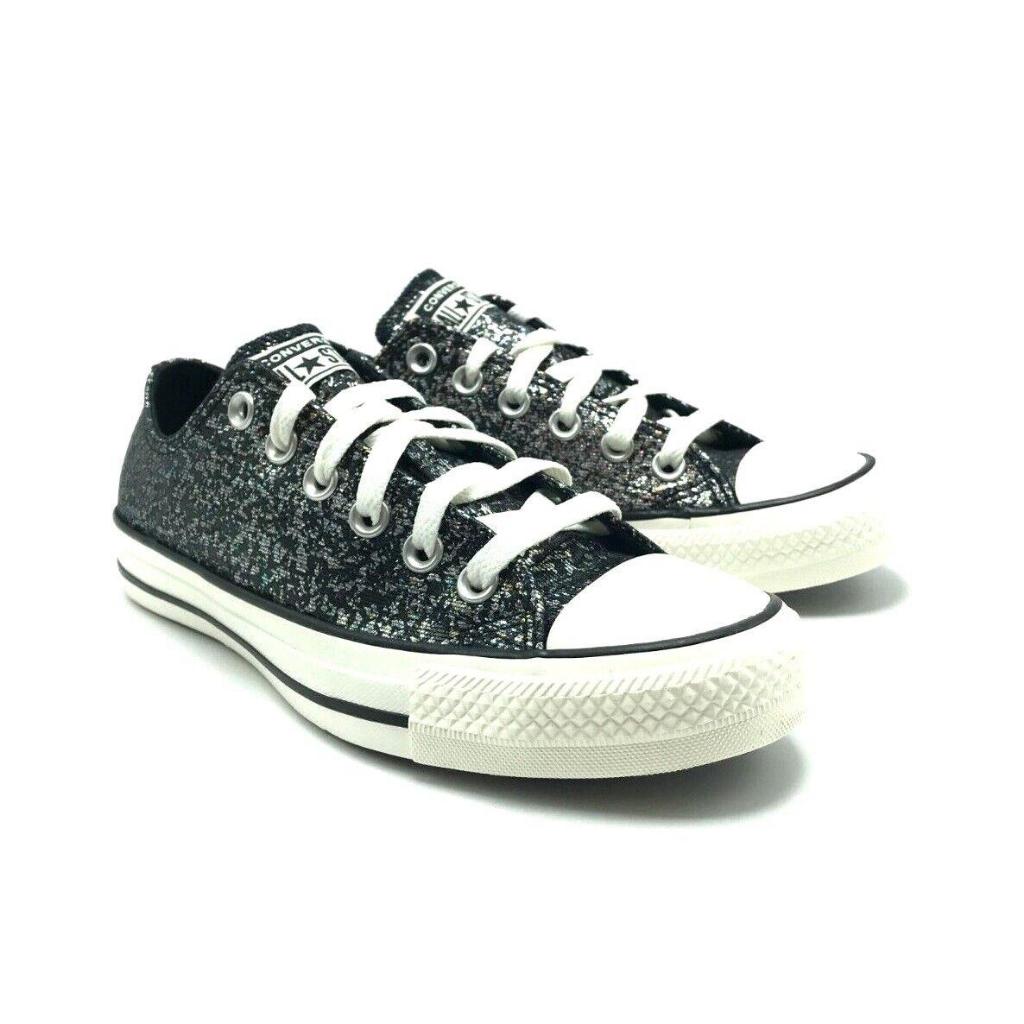 Converse Chuck Taylor All Star Glitter Sparkle Shimmer Shine Cosmic Ox Black