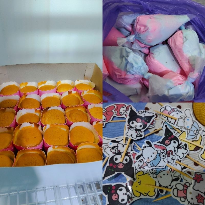 Cup Cake Kostum Terpisah/Cup Cake Hias Sendiri/Cup Cake Dekor Sendiri