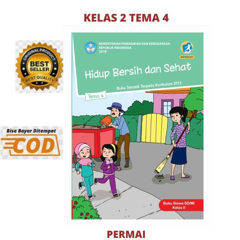 Buku Tema 4 Kelas 2 Buku Tematik SD Dikbud Revisi 2017