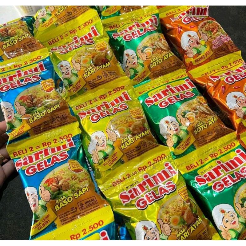 

SARIMI GELAS MI Instant 1renceng (10pcs)/Mi Sarimi/Mi Intant