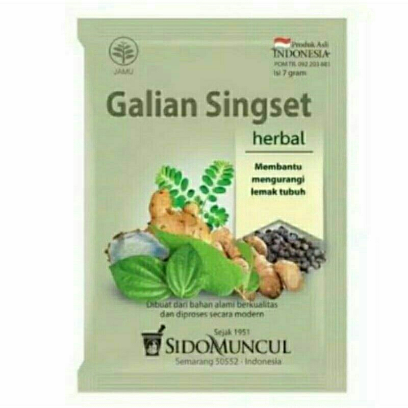 

1 SACHET JAMU Galian Singset Herbal