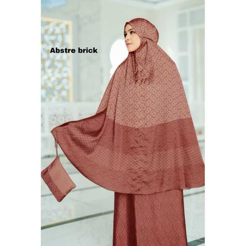 Mukena button scarves