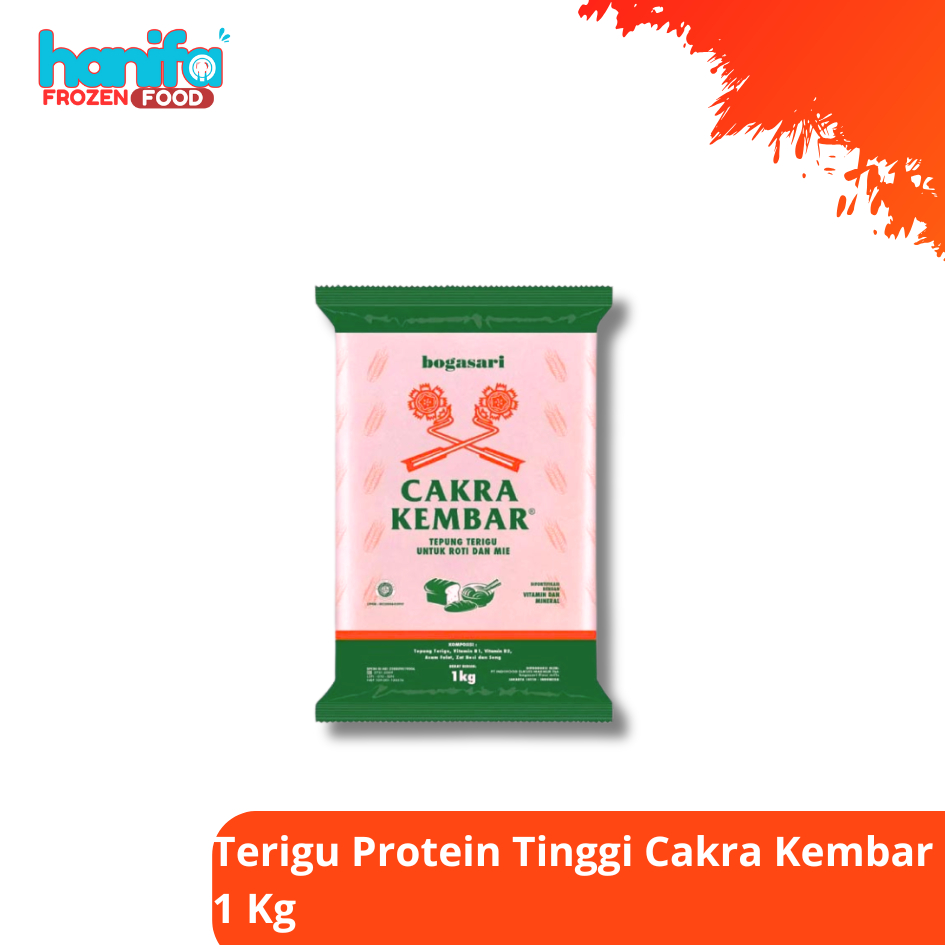 

Terigu Protein Tinggi Cakra Kembar 1kg