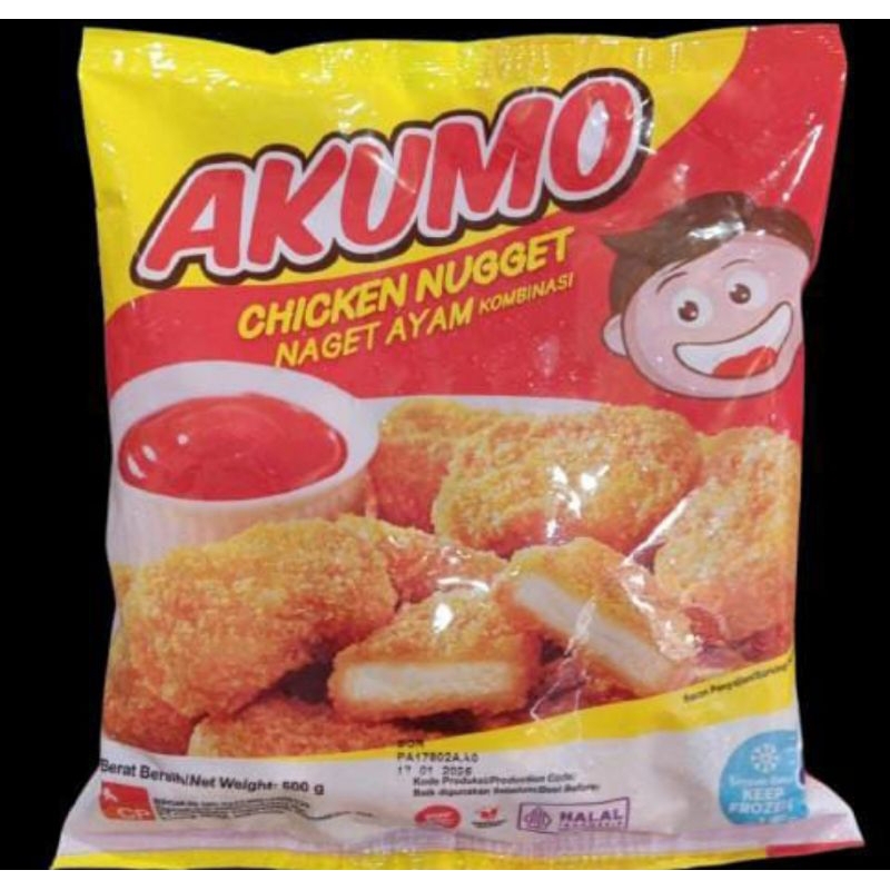 

AKUMO CHICKEN NUGGET 500 GRAM (NAGET ATAM)