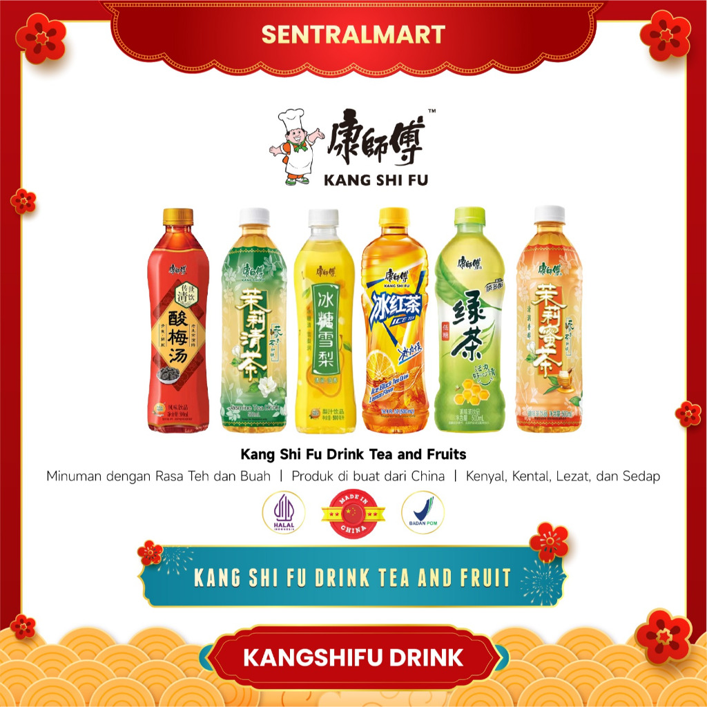 

KangShiFu Es Teh Minuman Berbagai Rasa 500ML