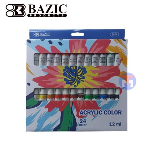 

Cat Acrylic Bazic 24 Warna 12ml