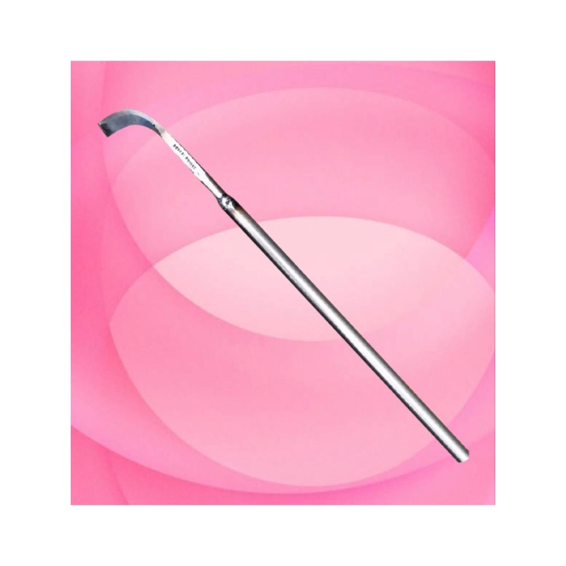 Pisau Sadap Karet Panjang Baja Per Keong / Pisau Deres