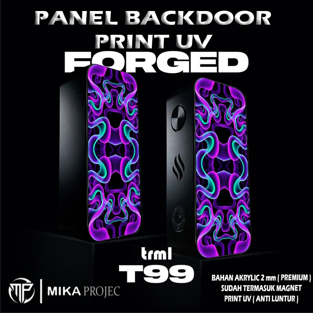 

Accesories Backdoor akrilik TRM + print UV bisa custom gambar