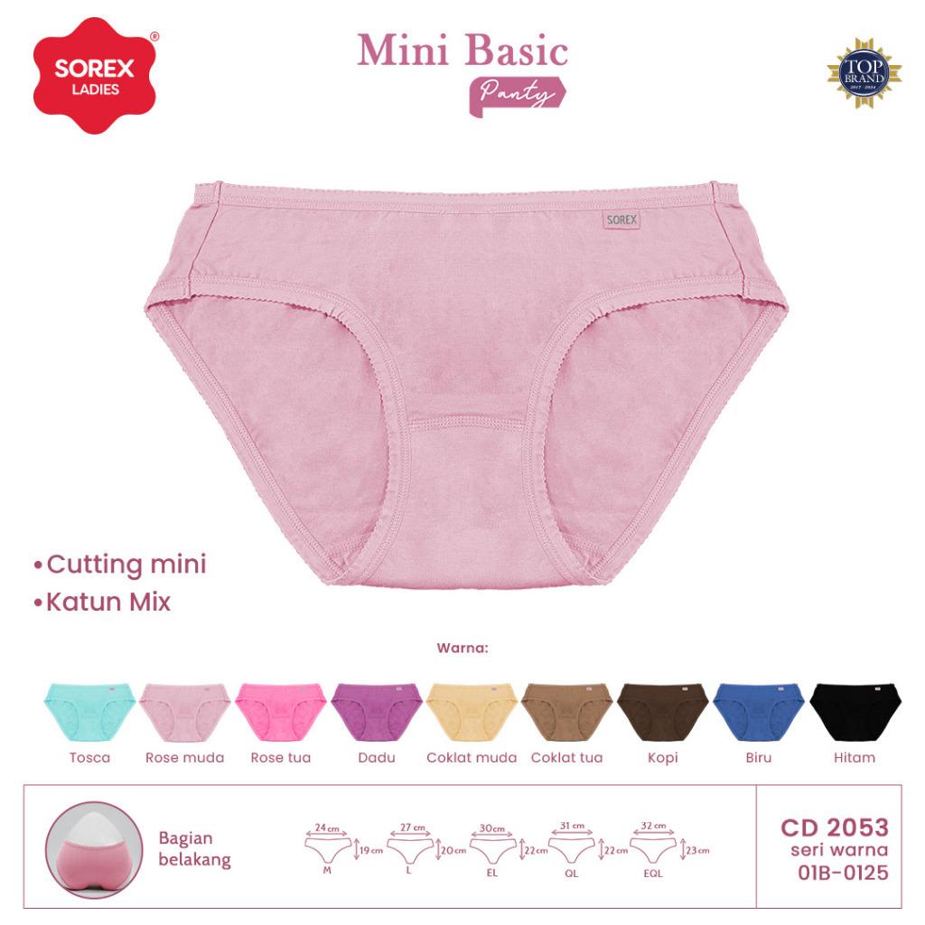 Sorex Cd Basic Mini Katun 2053 ( Warna Random )