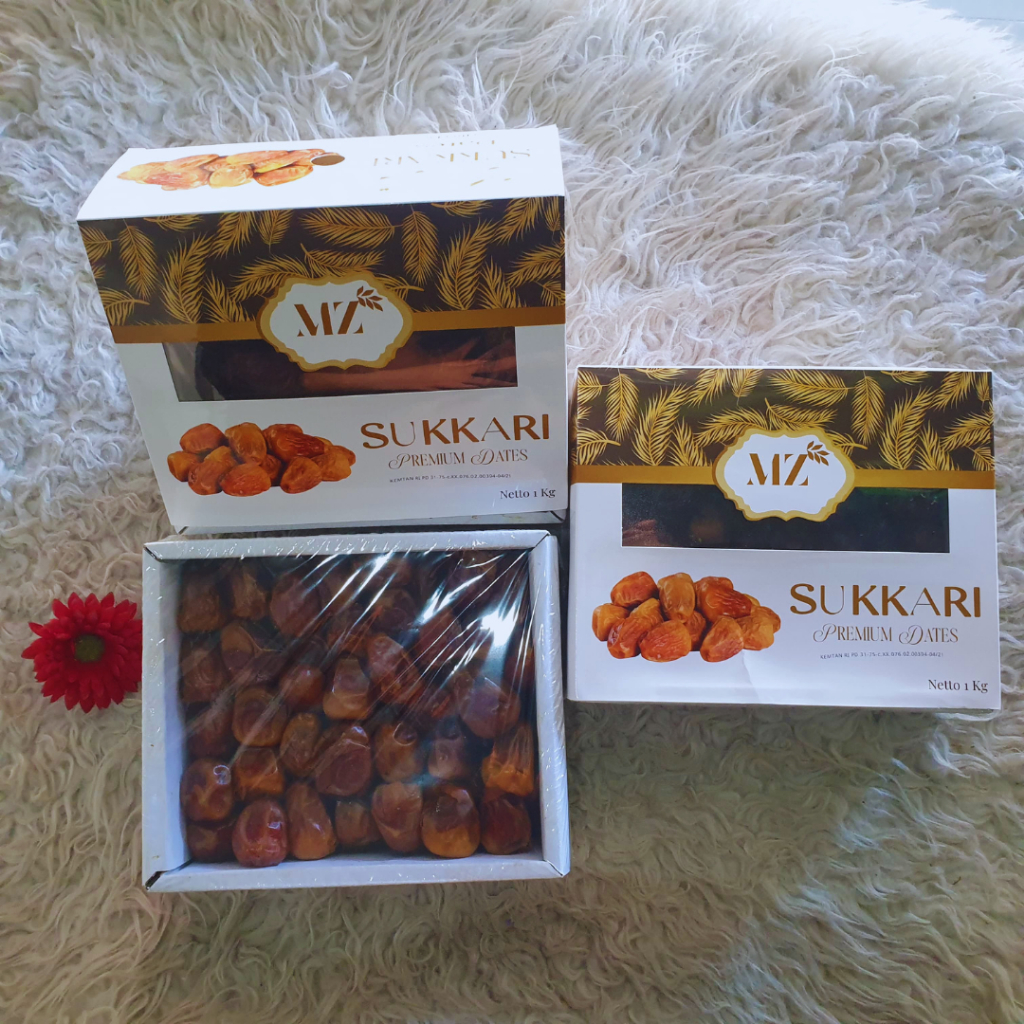 

[Promo] KURMA SUKARI PREMIUM 1 KG - Kurma Sukari - Kurma kemasan dus Sukari Premium MZ