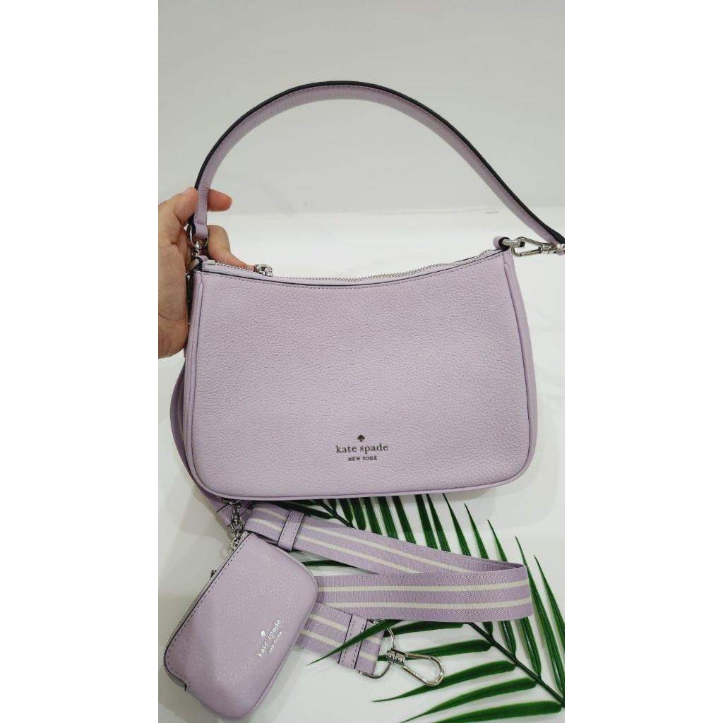 Tas Kate Spade Rosie Leather Shoulder Bag Violet New Original