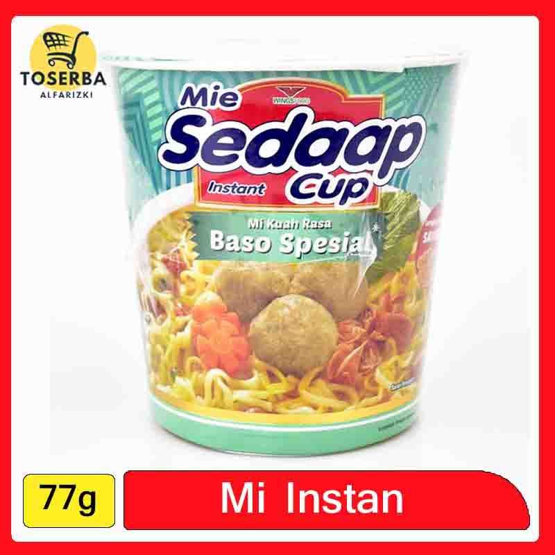 

[ TOSERBA ALFARIZKI ] Mi Sedaap Mie Baso Spesial Cup 77 Gr / 1 Pcs Mi SEDAAP MIE INSTANT BASO CUP 72/77g