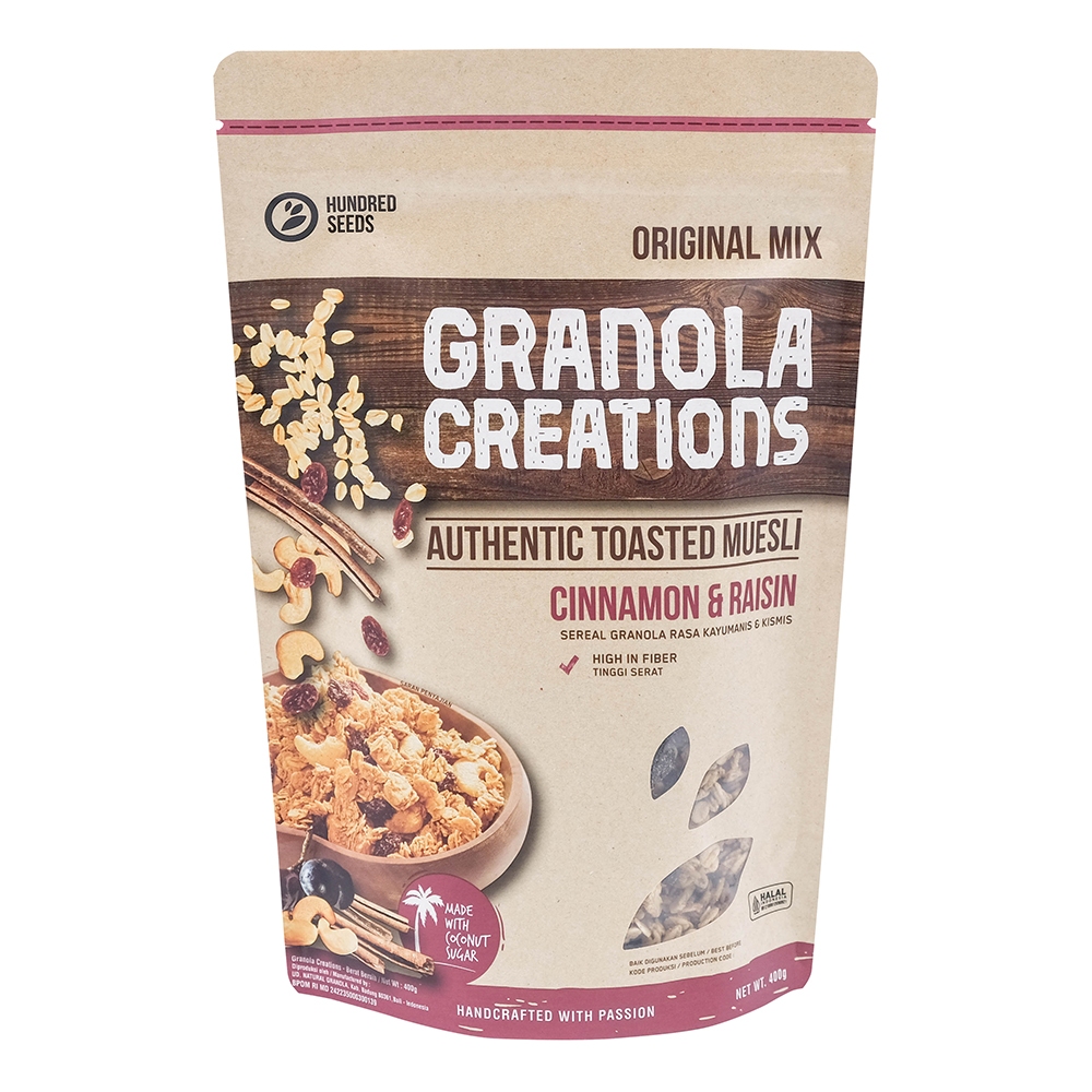 

Granola Creations - Cinnamon & Raisin 400g