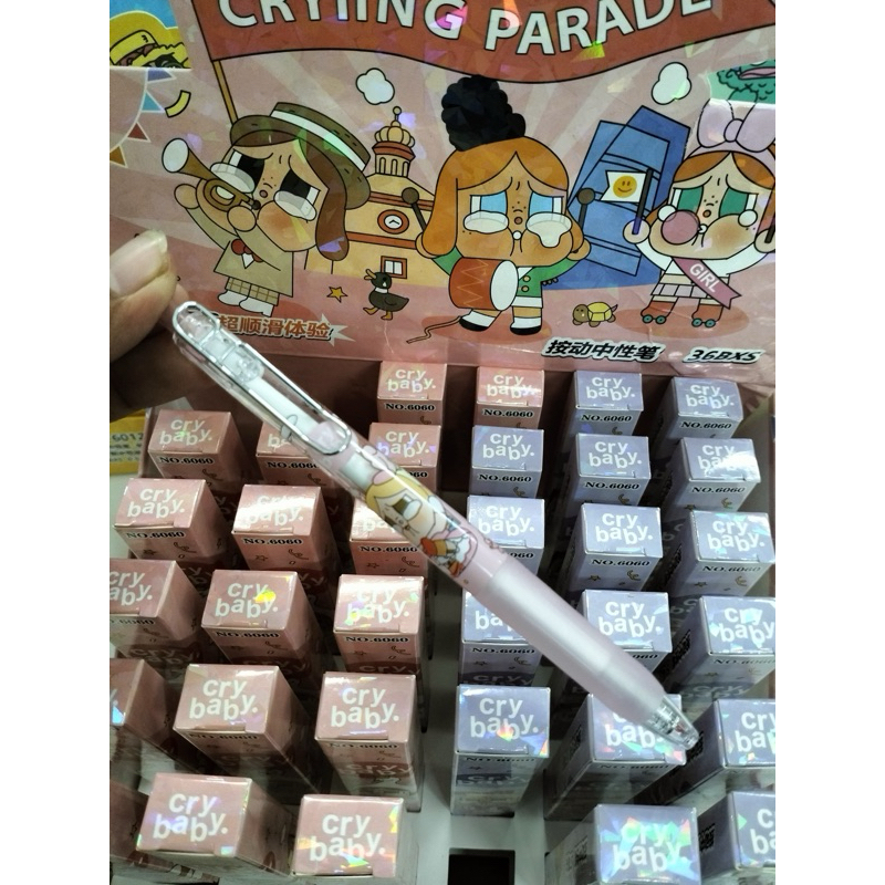 

[POPMART] READY STOCK LABUBU CRYBABY BABYTHREE BLINDBOX GEL PEN - BOLPEN