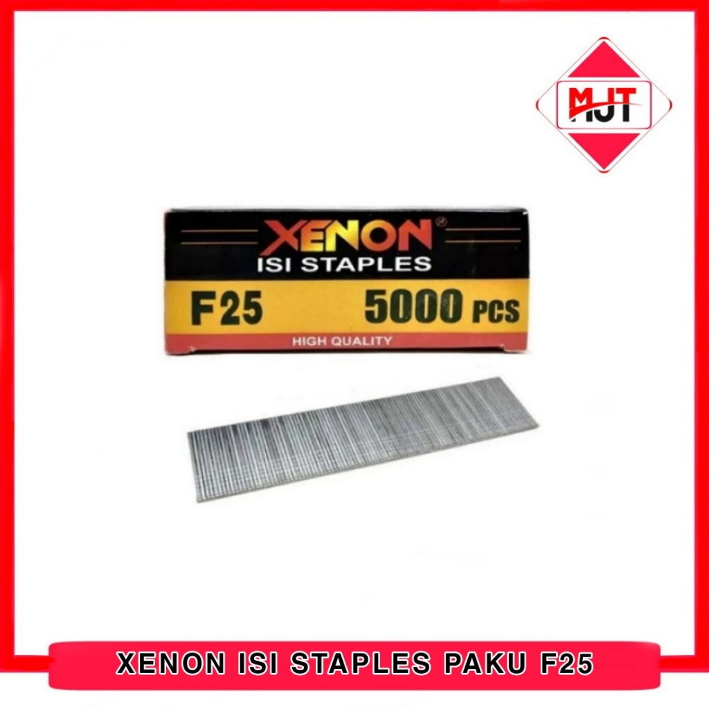 

XENON F25 isi Staples Paku Tembak Angin 2.5cm Lurus Refill Air Nailer