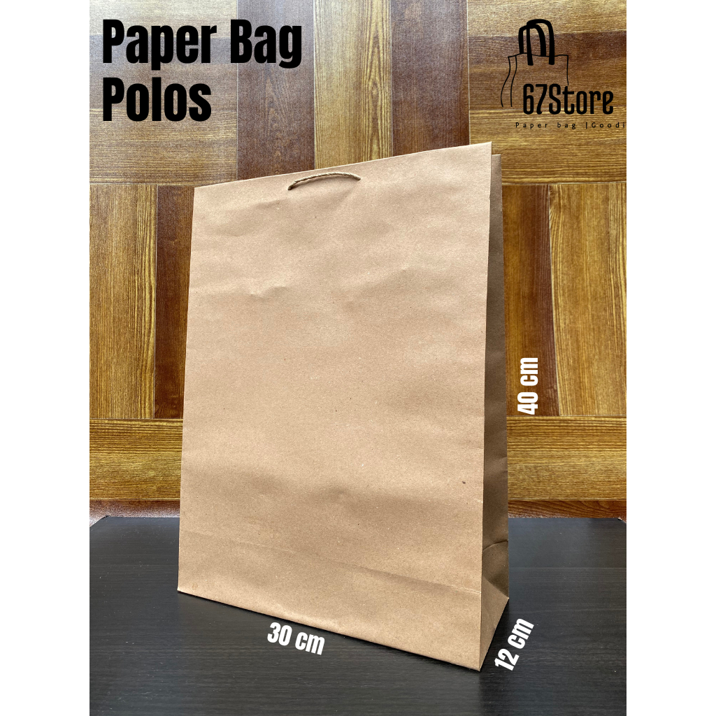 

Paperbag / Paper bag / Tas kertas besar ukuran 30 x 12 x 40cm