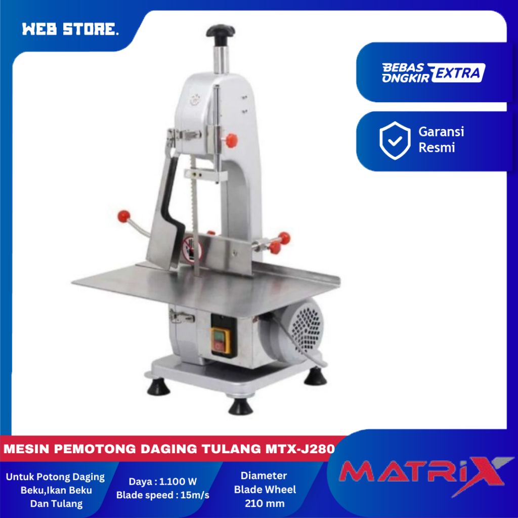 Mesin Potong Tulang & Pemotong Daging Tulang Beku MTX J280 Matrix Bone Saw MTX-J280