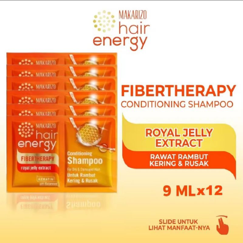[1Lusin] SHAMPOO/ MAKARIZO ROYAL JELLY/ SAMPO MAKARIZO SACHET