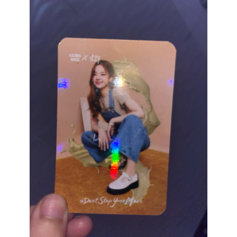 Photocard Itzy x Ultra Milk
