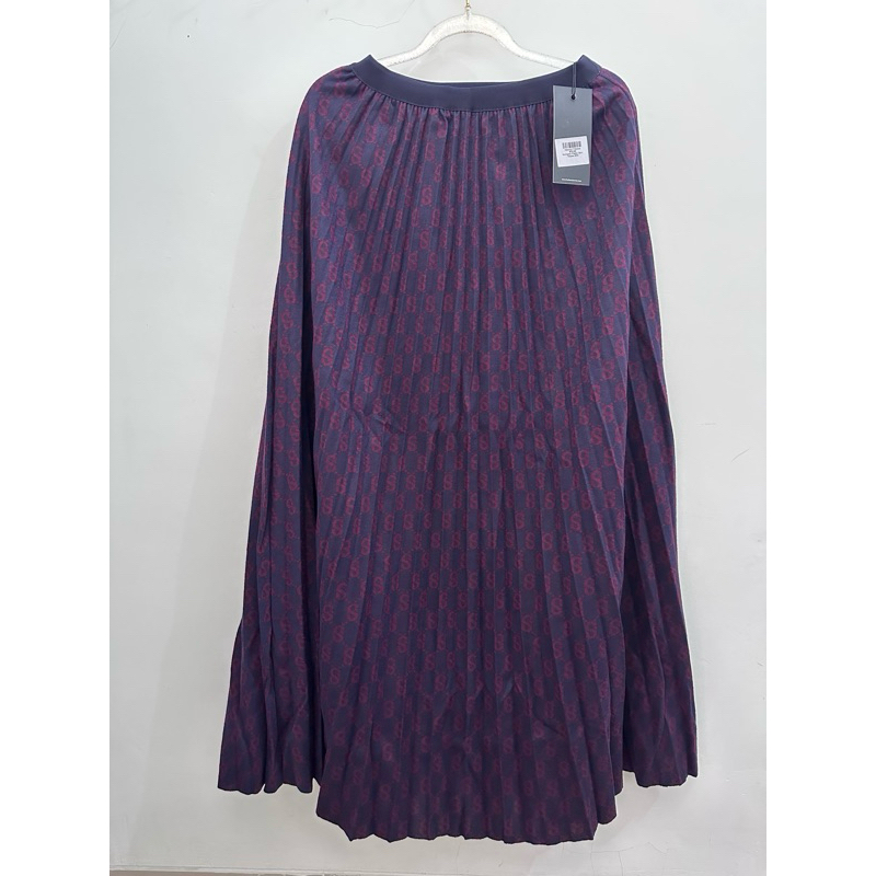 NEW monogram pleated skirt rok buttonscarves