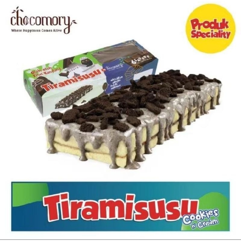 Tiramisusu Chocomory Bandung Cookies & Cream