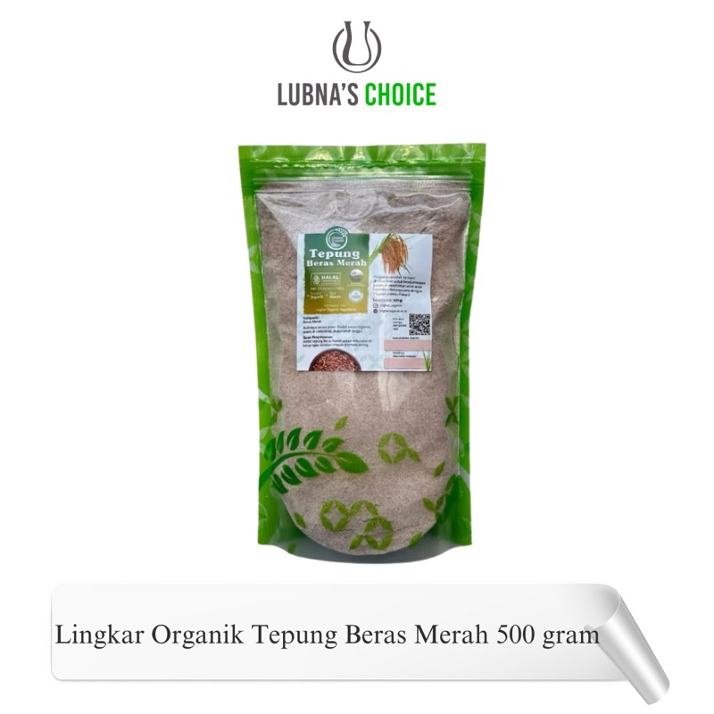

Lingkar Organik - Tepung Beras Merah 500 gram