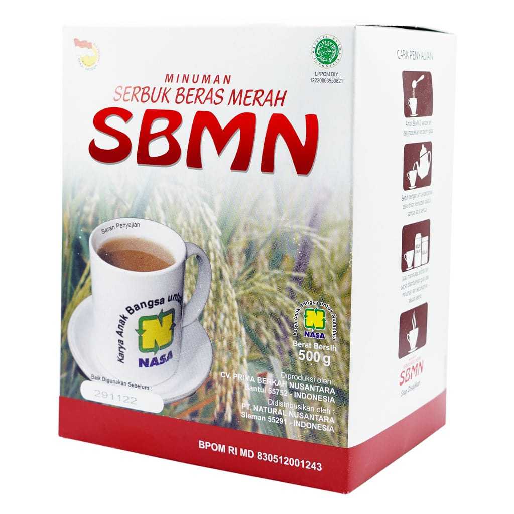 

serbuk beras merah nasa kemasan 500gr