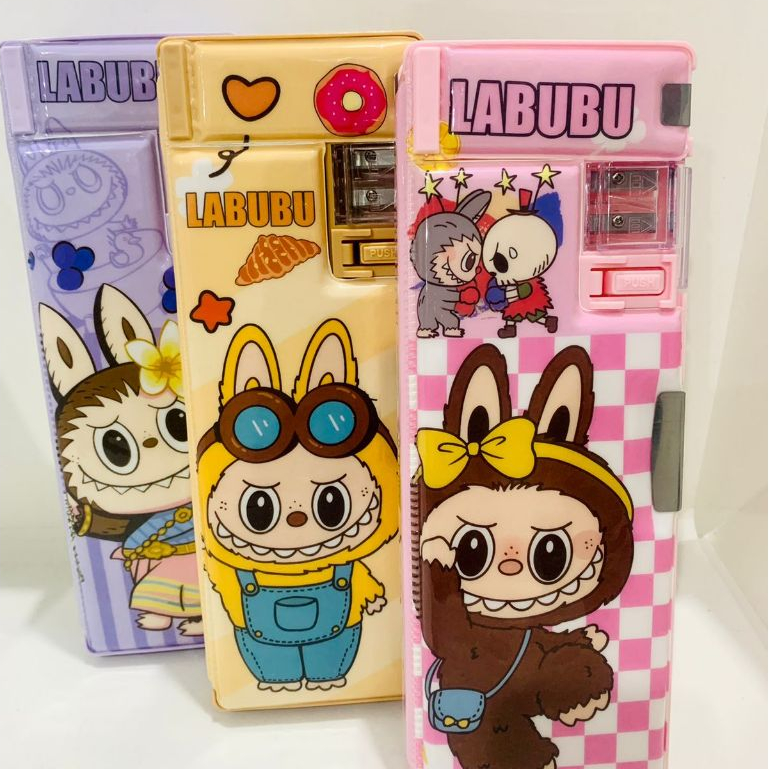 

Kotak Pensil Magnet Labubu KM-9700-3/Kotak Pensil Magnet Pop Mart Monster Labubu Viral Kekinian