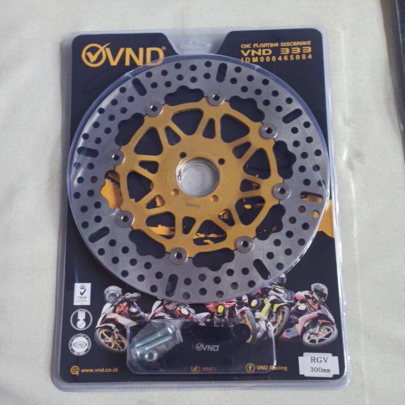 Piringan disc cakram VND 333 Satria 2 tak Hiu/Lumba 300mm