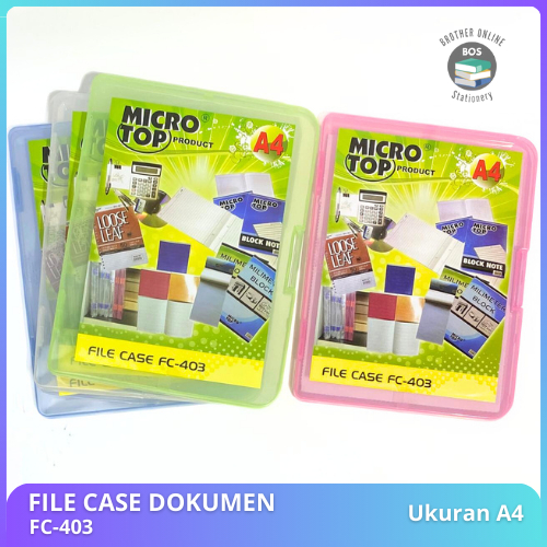 

BOS File Case A4/ Dokumen Case/ Hard Case File/ Map/ Kertas/ Box Case Murah