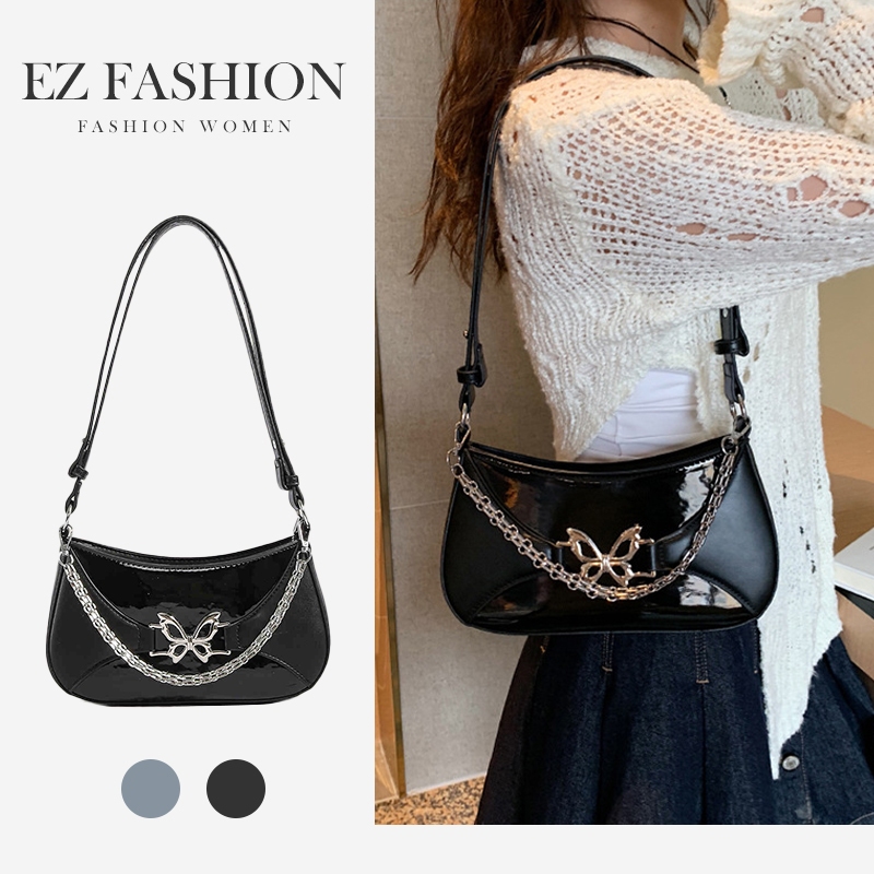 Tas Selempang Wanita Tas Selempang Bahu Kulit Wanita Tas Hp Cewek Rantai Shoulder Bag Slingbag