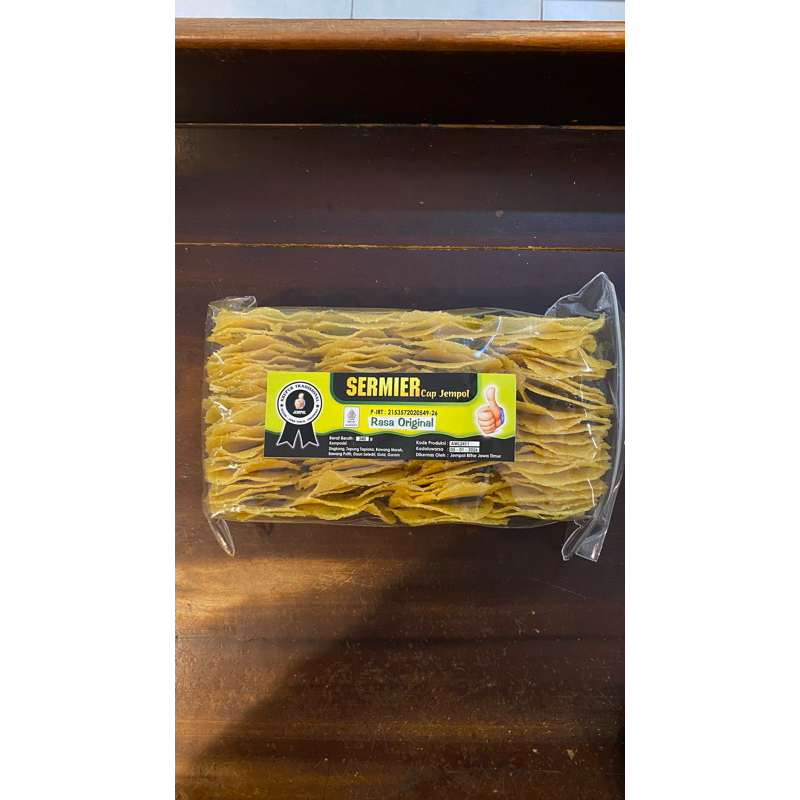 

Kripik/Keripik Sermier Mentah “Cap Jempol”