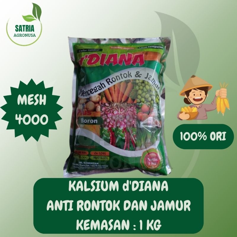 Pupuk Kalsium d'Diana Mesh 4000 Anti Busuk dan Jamur / Pupuk Kalsium Boron