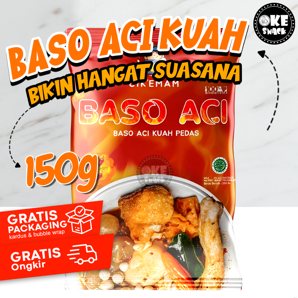 

Promo 7.7 Paket Hemat Baso Aci Kuah Khas Bandung Cikemam Isi 2