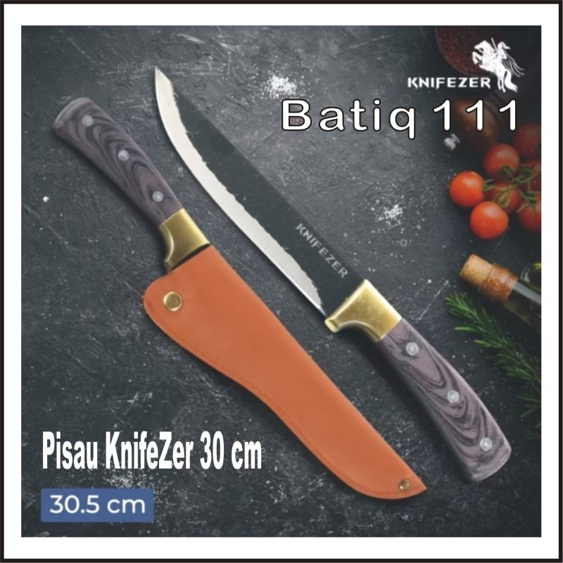 Pisau Japanese 30 cm , Pisau Knifezer + Sarung