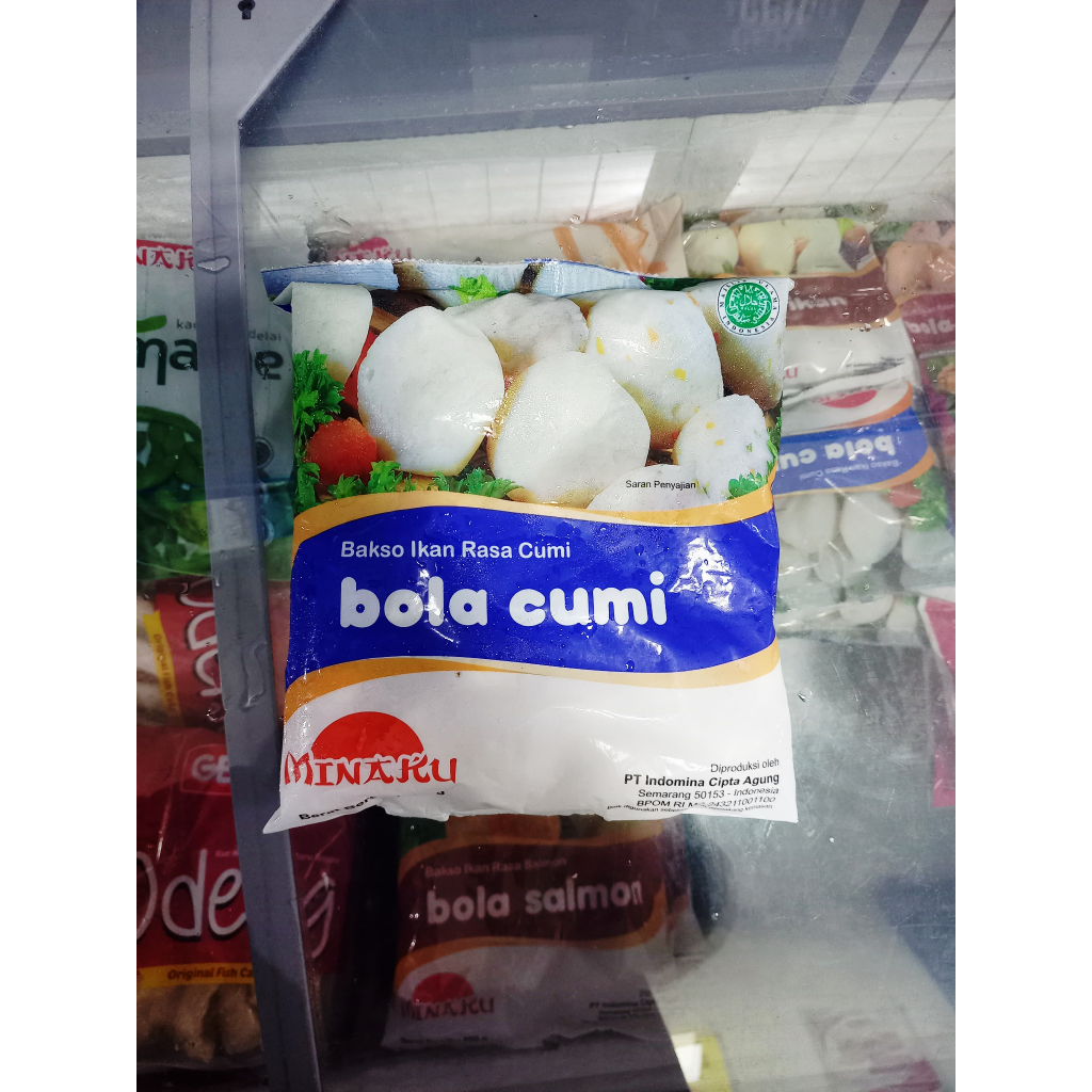 

Frozenfood MINAKU Bola Cumi 500gr