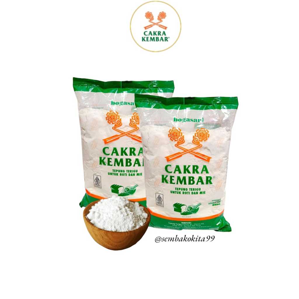

BOGASARI Tepung Terigu Cakra Kembar || 1kg