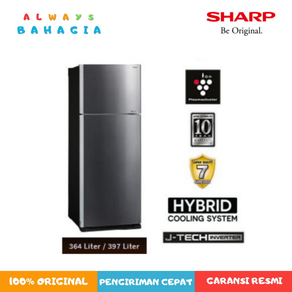 SHARP SJ-IG470M-DS KULKAS 2PINTU GRAND VETRO