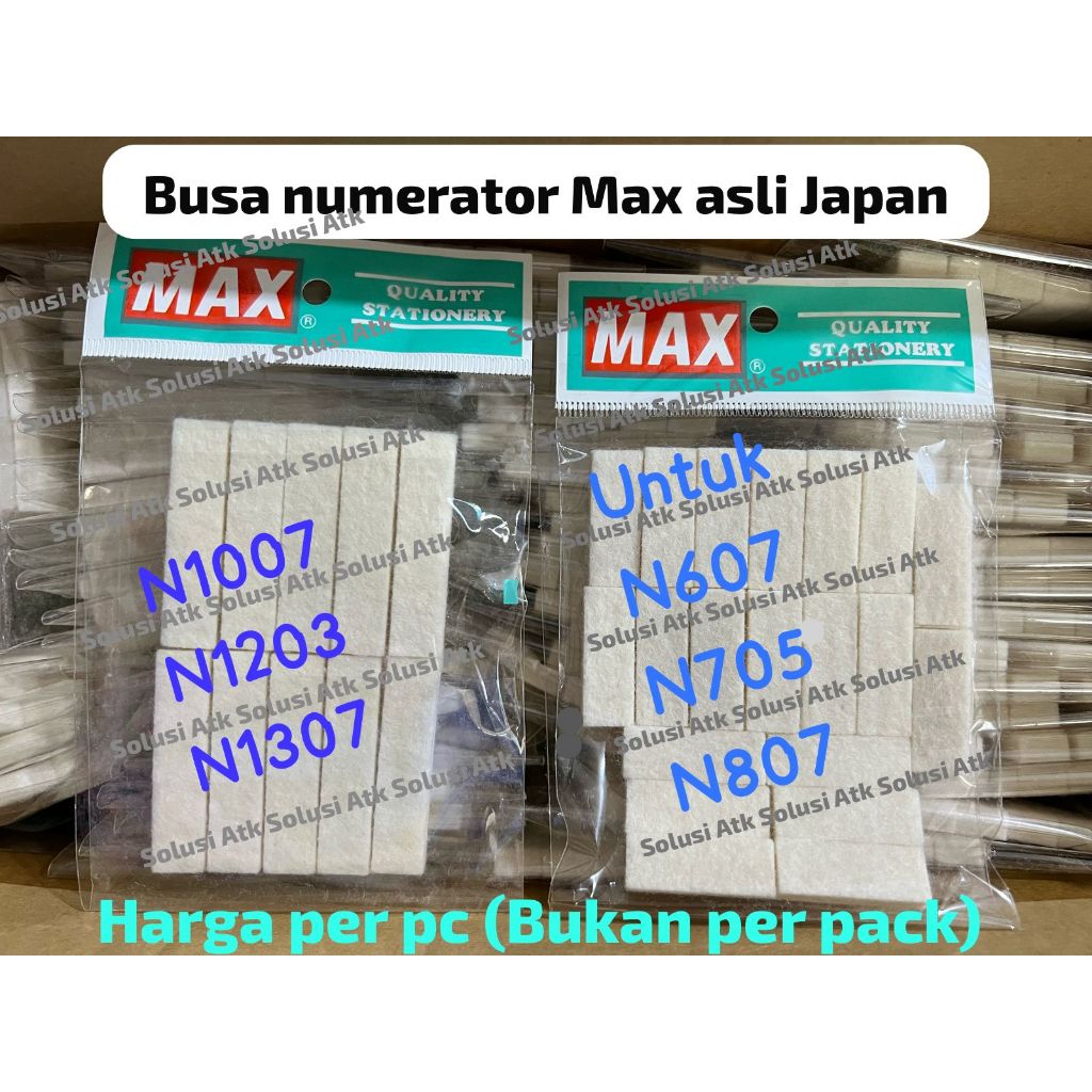 

Busa Numerator / Numbering Max ORIGINAL untuk N607 N705 N807 N1007 N1203 N1307