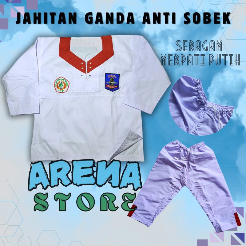 Seragam Pencak Silat Merpati Putih - Baju Celana Merpati Putih Tunas