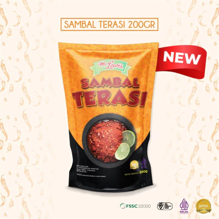 

Mc Lewis Sambal Terasi 200gr McLewis