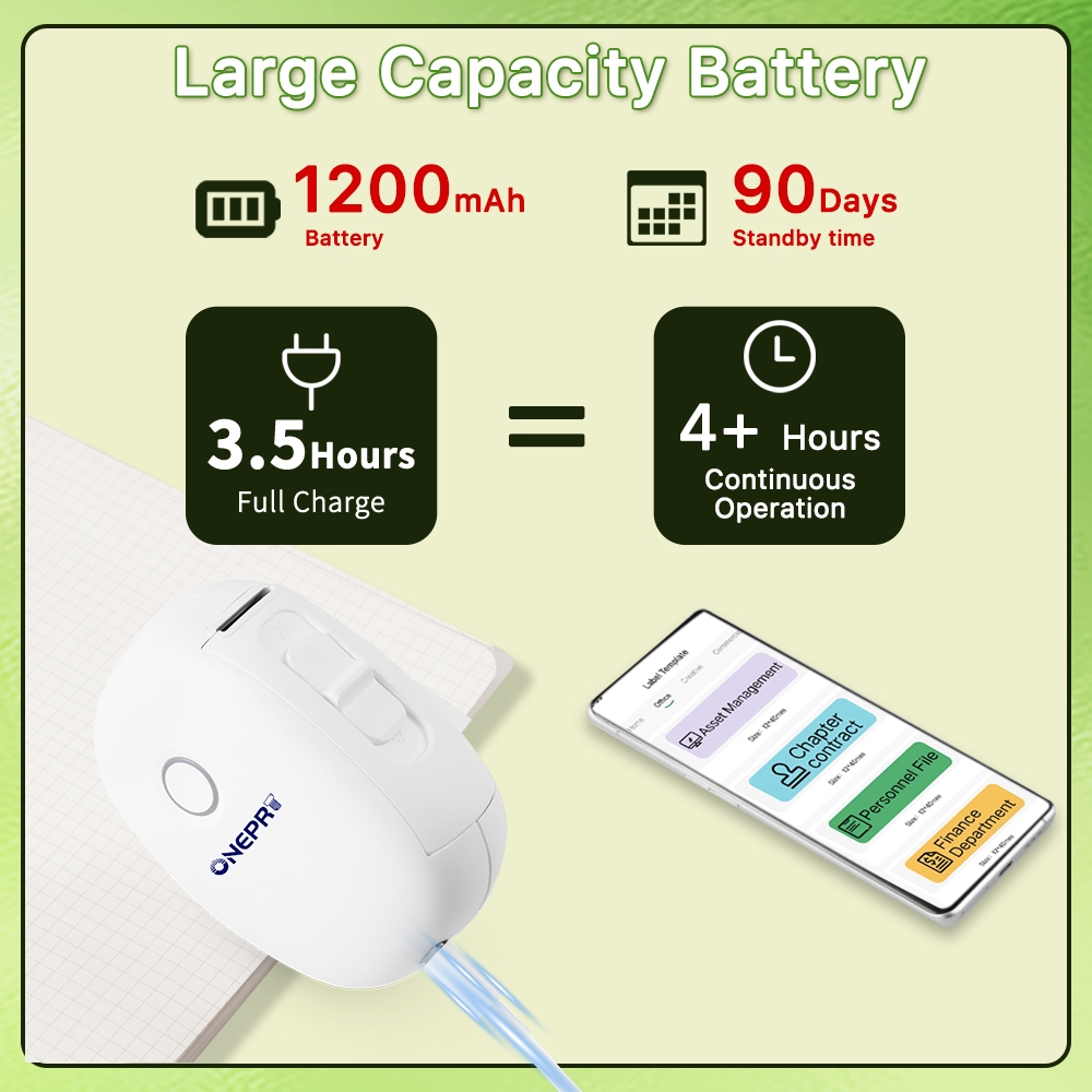 

Promo ONEPRT L13 Pencetak Mini Label Pintar Portabel dengan Bluetooth Nirkabel Mesin Pembuat