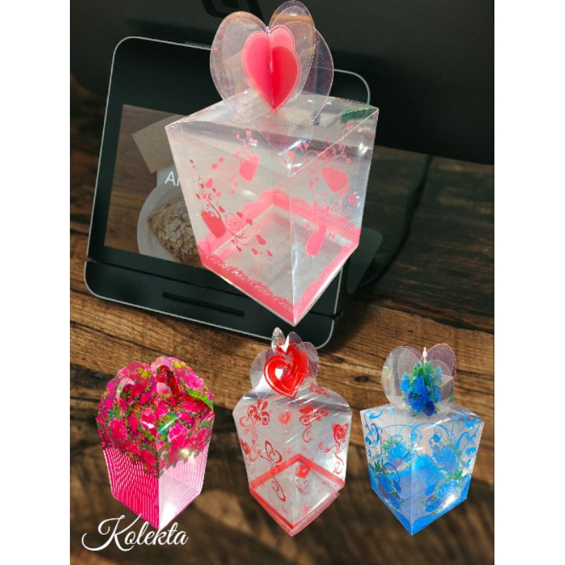 

Kotak Mila Valentine/ Box Parcel Transparan HB3186