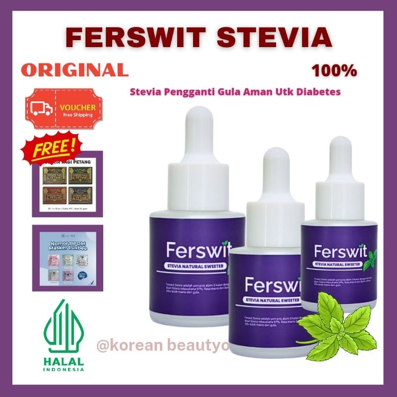 

(FREE HADIAH) FERSWIT PEMANIS ALAMI / FERSWIT STEVIA