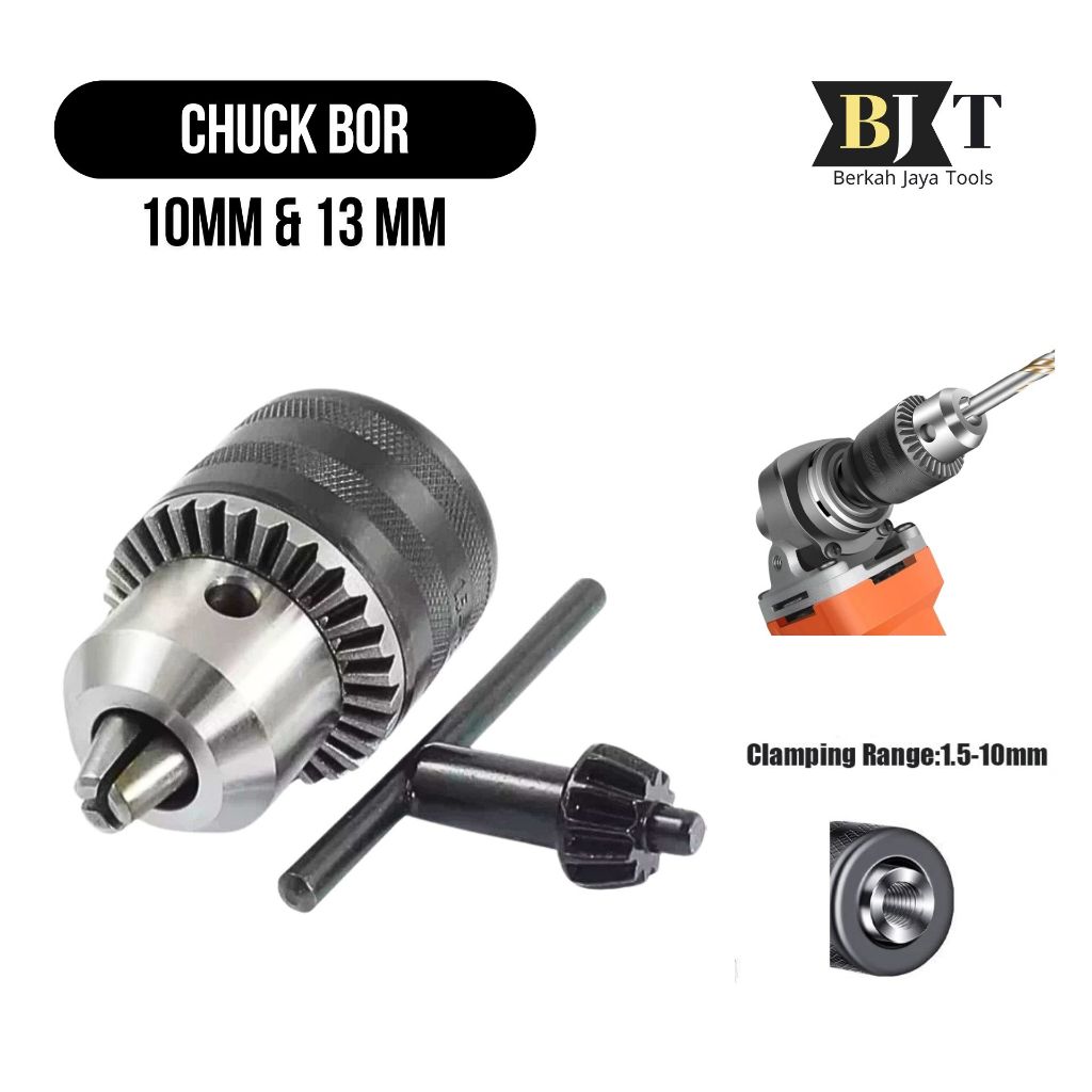 Kepala Bor chuck Bor  10mm Dan 13 Mm Adaptor Impact Wrench Preston Tools