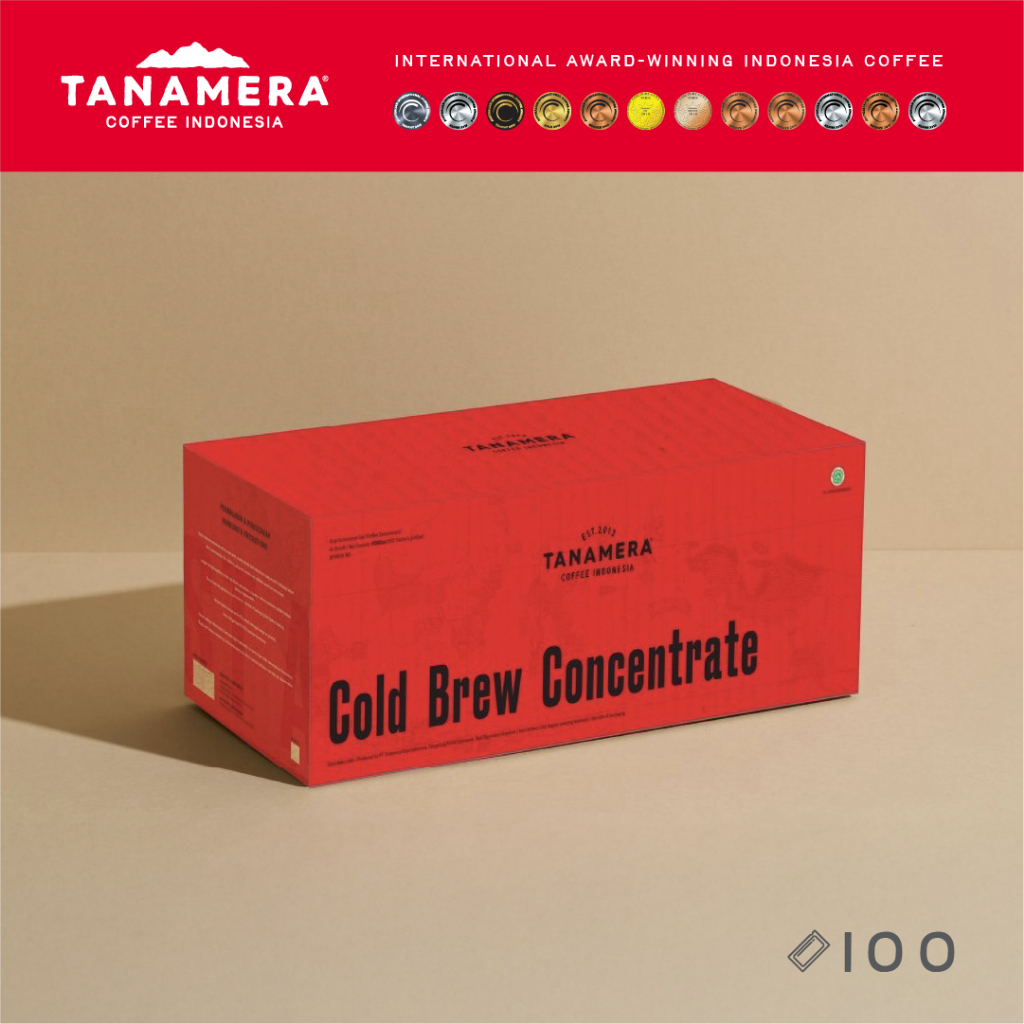 

TANAMERA COFFEE – Cold Brew Concentrate Sachets (Box of 100 Sachets)